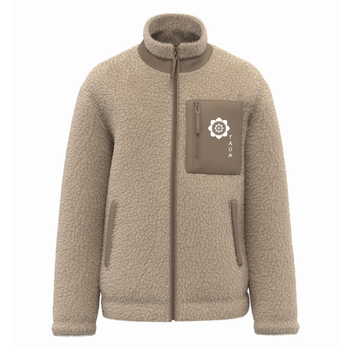 Veste unisexe en sherpa Mandala Taom - face_1