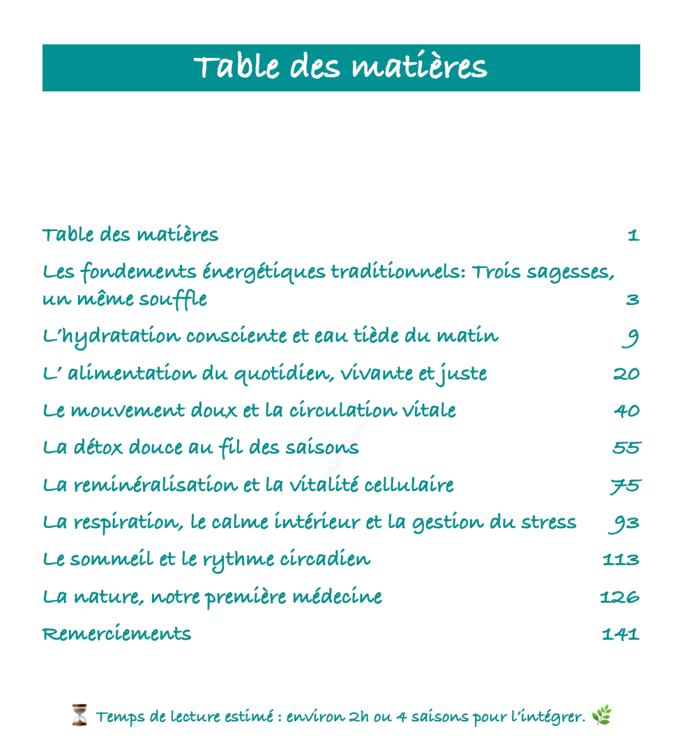 🌿 Ebook:  Les 8 Piliers Essentiels de la Naturopathie