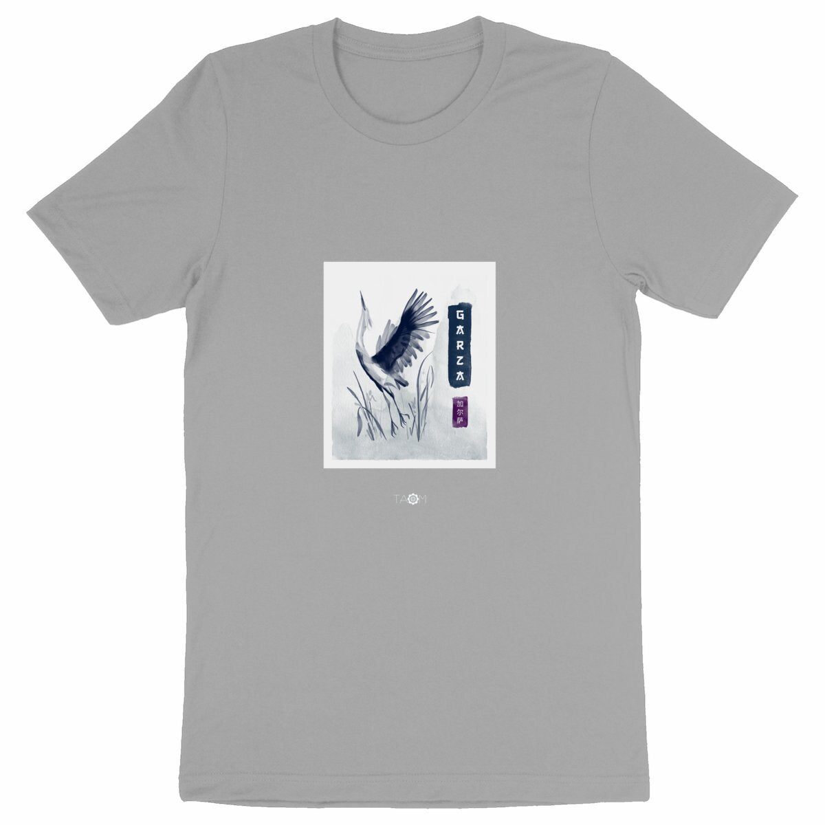 T-Shirt Unisexe CALLIGRAPHIE Héron 