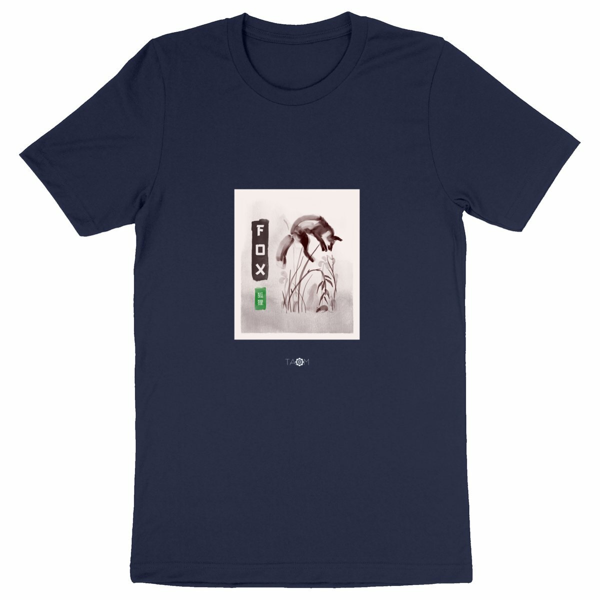 T-Shirt Unisexe CALLIGRAPHIE Renard 