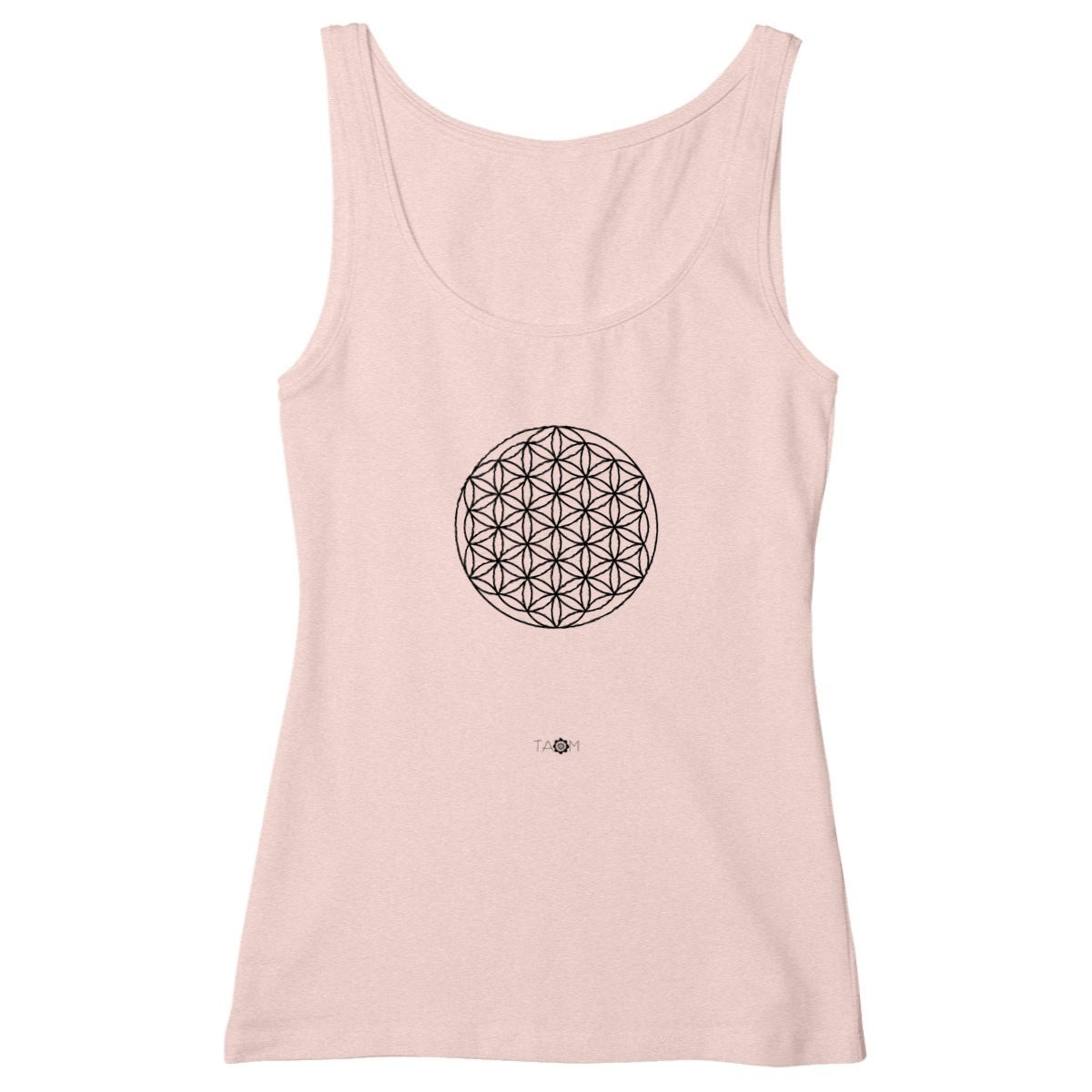 Débardeur Femme FLEUR DE VIE - face_rose