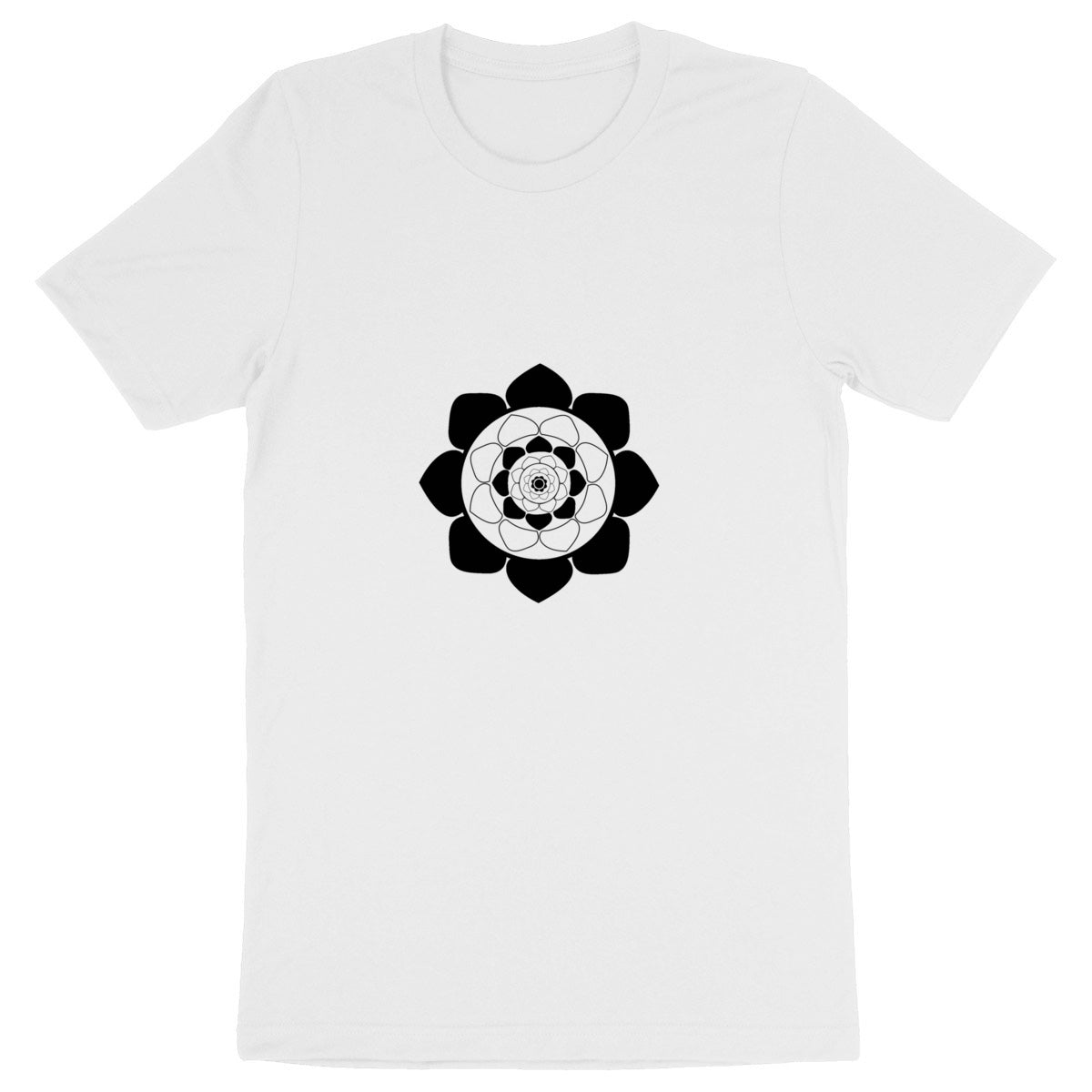 T-shirt Unisexe Mandala TAOM Noir 
