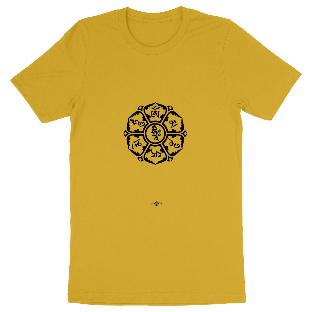 T-Shirt OM MANI PADME HUM Rond 